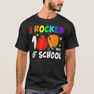 Ich rockte 100 Tage Schulmusik Gitarre am 100. Tag T-Shirt