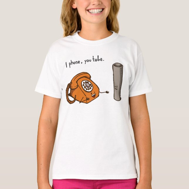 Ich rufe an, du Röhre. Shirt (Vorderseite)