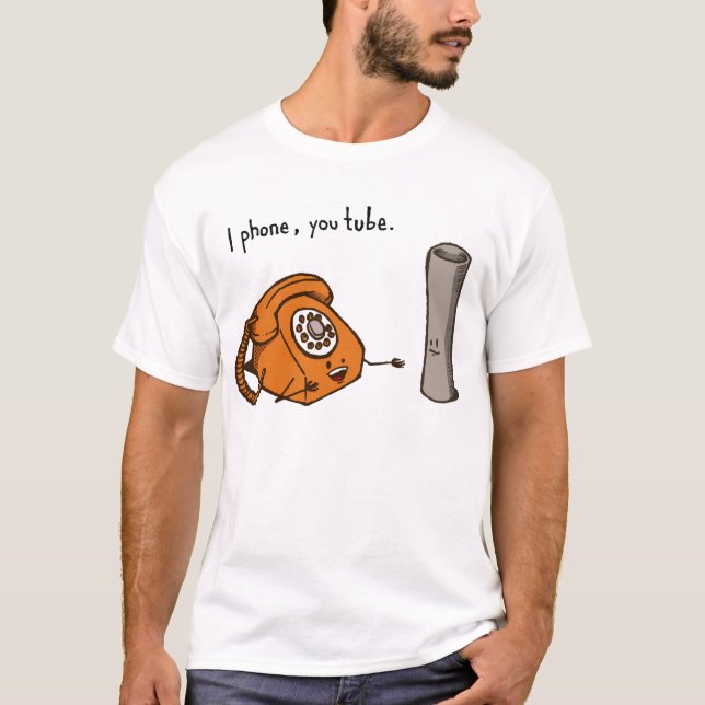 Ich rufe an, du Röhre. Shirt (Vorderseite)