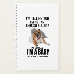 Ich sage dir, ich bin kein englisches Bulldog-Gesc Planer