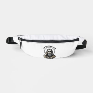 Ich sage es Papa Vintage-Gravur Lustiges Shirt Bauchtasche