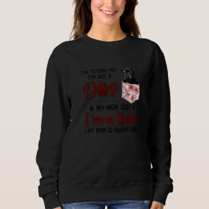Ich sage Ihnen, dass ich kein Hund bin, sagte mein Sweatshirt
