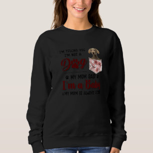 Ich sage Ihnen, dass ich kein Hund bin, sagte mein Sweatshirt