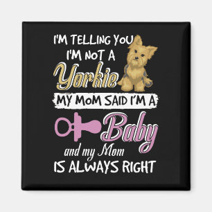 Ich sage Ihnen, ich bin kein Yorkie, sagte meine M Magnet