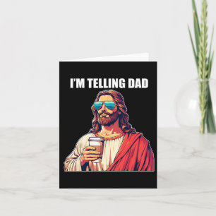 Ich sage Vater Shirt Funny Religious Christlich Je Karte