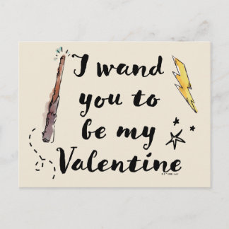 Ich sagte, du wärst mein Valentinin Postkarte