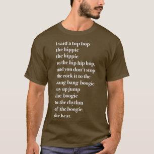 Ich sagte ein Hip Hop Hippie das Hippie T-Shirt