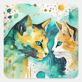 Ich sagte Ihnen: Verlass es allein Quadratischer Aufkleber