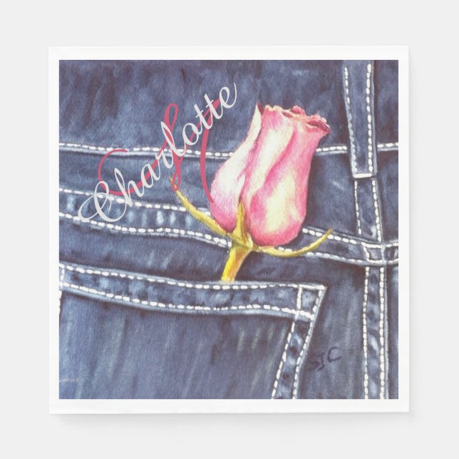 Ich sagte ja Party Serviette (Vorderseite)