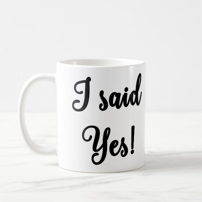 Ich sagte ja! Tasse (Links)