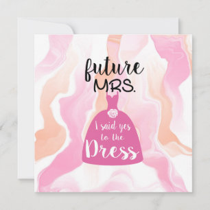 Ich sagte ja zu diesem Brautparty der Braut pink