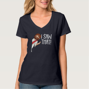 Ich sah, dass Jesus Weihnachten Funny Meme Religio T-Shirt