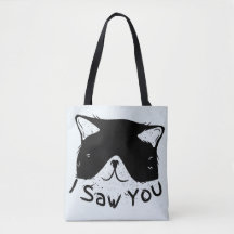 Ich sah dich lustig Katze | Schwarze Katze | Niedl