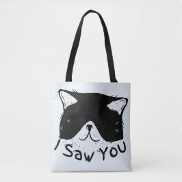 Ich sah dich lustig Katze | Schwarze Katze | Niedl