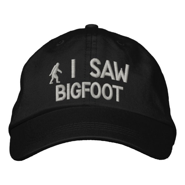 Ich sah die Bigfoot Deluxe Version Bestickte Kappe (Vorderseite)