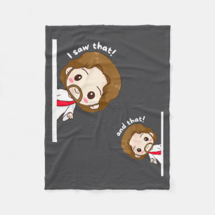 Ich sah dieses Karma Jesus Lustige Ausspruch Zitat Fleecedecke