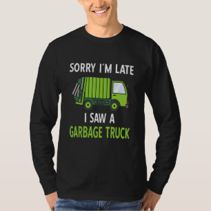 Ich sah eine Mülltrasse Recycelnd Müll T-Shirt