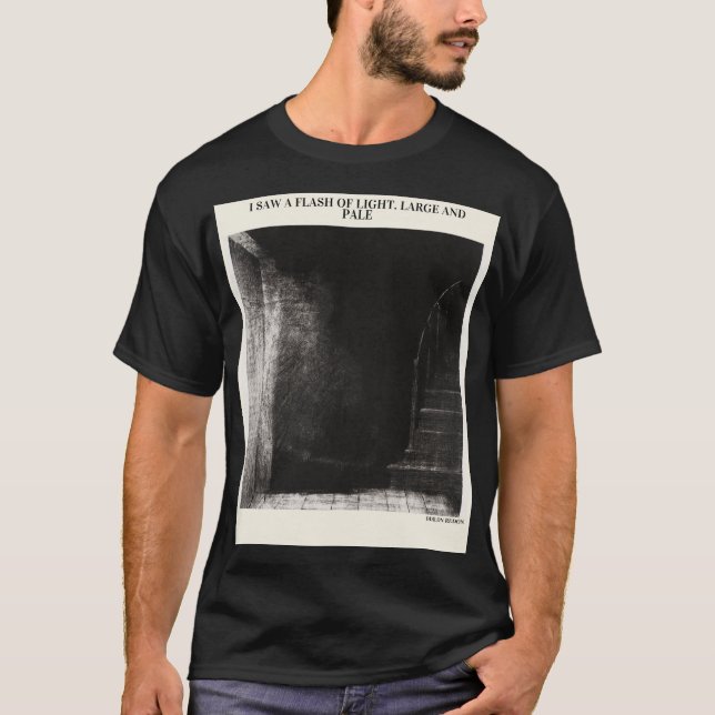 Ich sah einen Lichtblitz von Odilon Redon, Abstrak T-Shirt (Vorderseite)