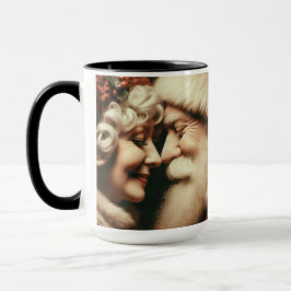 Ich sah Mommy Kiss Weihnachtskaffee Tasse Cup