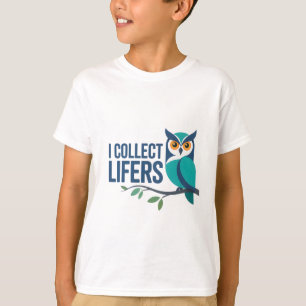 Ich sammle Lifers - Design der Niedlichen Blue Owl T-Shirt