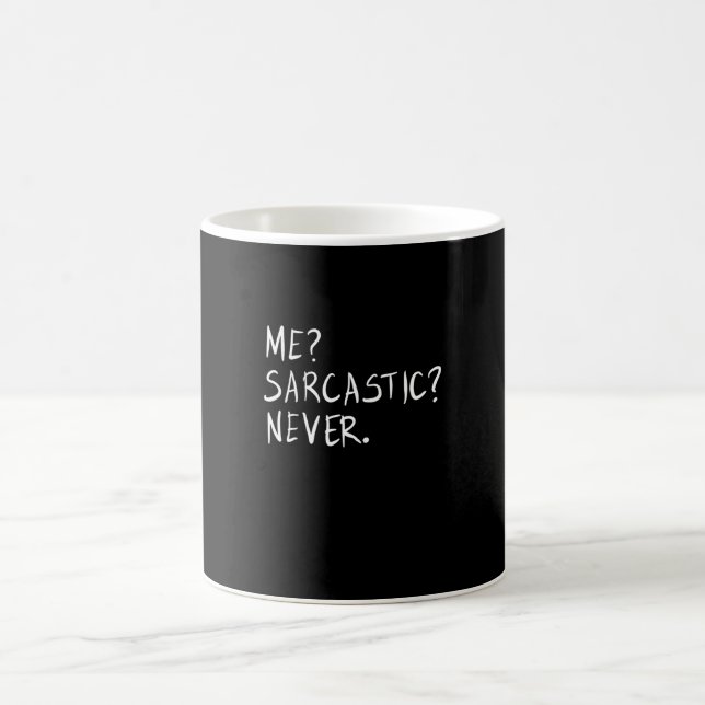 Ich sarkastisch nie kaffeetasse (Mittel)