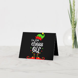 ich Schach Elf Weihnachten Familienfreund Weihnach Dankeskarte