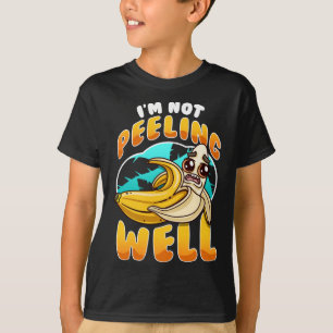 Ich schäle keinen schönen, sonnigen, gelben Banane T-Shirt