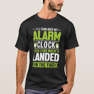 Ich schalte meine Erinnerungsuhr zurück, wenn ich  T-Shirt