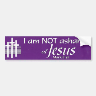 Ich schäme mich nicht für Jesus Autoaufkleber