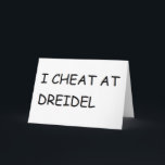 ICH SCHÄTZE BEI DREIDEL HANUKKAH CHANUKKAH FUNNY FEIERTAGSKARTE<br><div class="desc">ICH SCHÄTZE BEI DREIDEL HANUKKAH CHANUKKAH FUNNY</div>