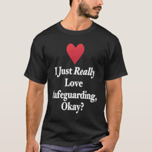 Ich schätze nur Liebe, Okay, Liebe Herz J T-Shirt