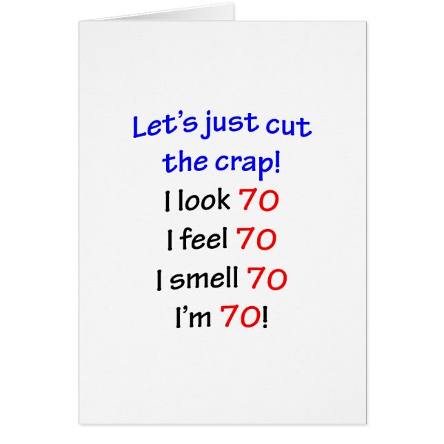 Ich schaue 70, ich glaube 70, ich rieche 70, ich (Vorne)