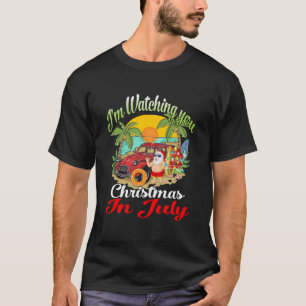 Ich schaue dir Weihnachten im Juli Weihnachten zu T-Shirt