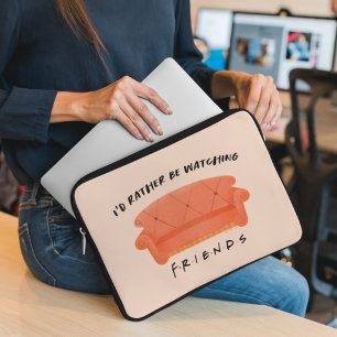 Ich schaue mir eher FRIENDS™ an Laptopschutzhülle