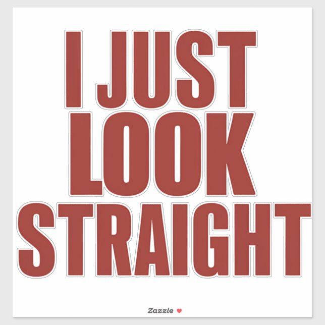 Ich schaue nur einen Monat lang den lGBT Gay Lesbi Aufkleber (Blatt)