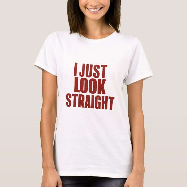 Ich schaue nur einen Monat lang den lGBT Gay Lesbi T-Shirt (Vorderseite)
