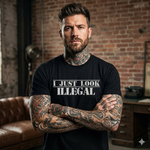 Ich schaue nur wie illegal Desert Storm Veteran Sh T-Shirt