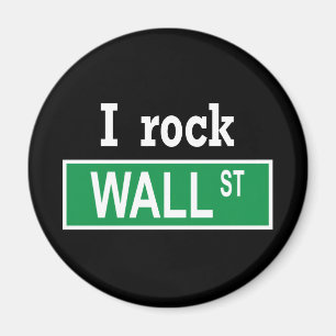 "Ich schaukele Wall Street" Magnet