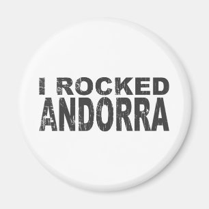 Ich schaukelte Andorra Magnet