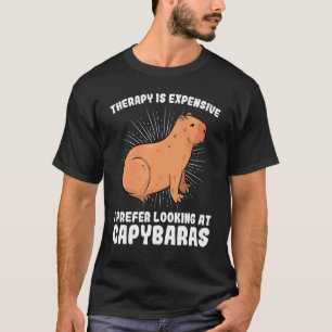 Ich schaut lieber Capybaras Capybara an T-Shirt
