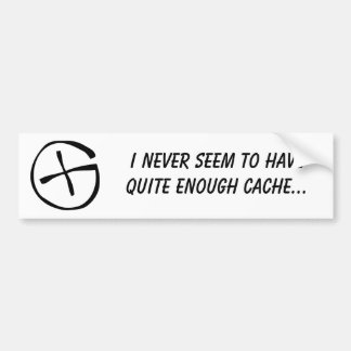Ich scheine nie, durchaus genügend Pufferspeicher Autoaufkleber