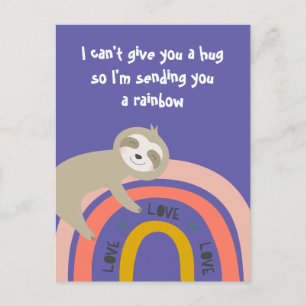 Ich schicke dir einen Regenbogen Postkarte