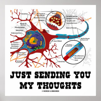 Ich schicke dir nur meine Gedanken über Neuron Syn Poster