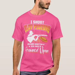 Ich schieß die Tontauben als Zielscheibe T-Shirt