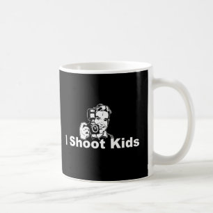 Ich schieße Kinderschwarzes Tasse