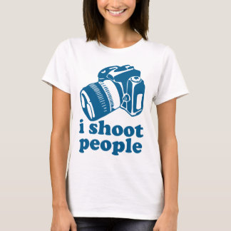 Ich schieße Leute - Blau T-Shirt