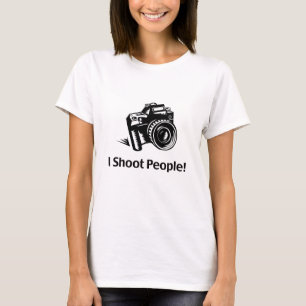 Ich schieße Leute Fotograf T - Shirt