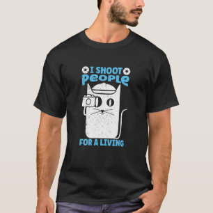 Ich schieße Leute für einen lebendigen Fotografiek T-Shirt