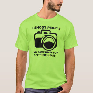 Ich schieße Leute-lustige Fotograf-Fotografie Shi T-Shirt