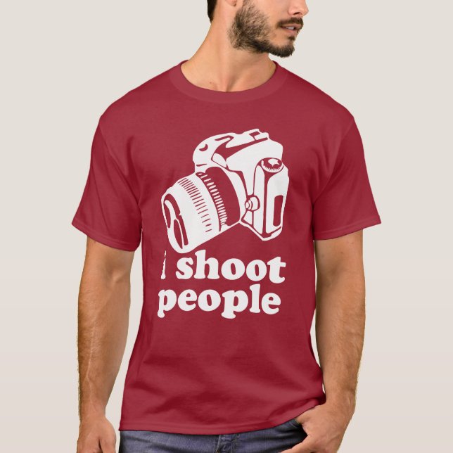 Ich schieße Leute! T-Shirt (Vorderseite)